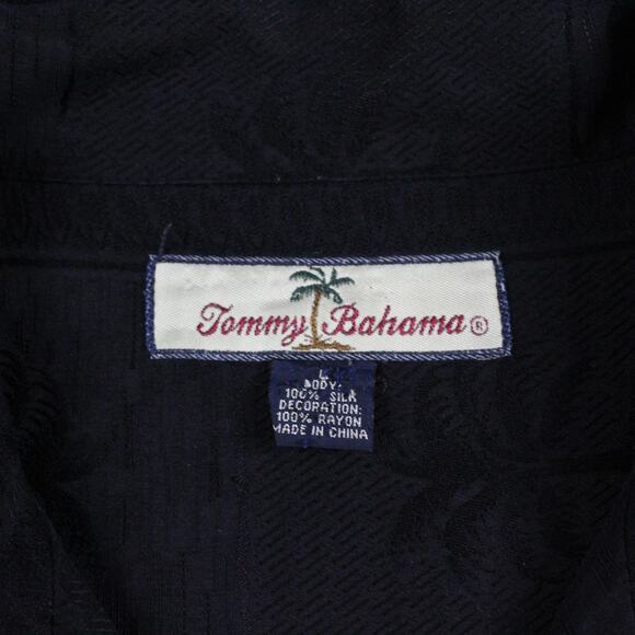 Tommy Bahama Shirt Mens XL Silk Camp Hawaiian Putt Daddy Golf Embroidered - Picture 6 of 10